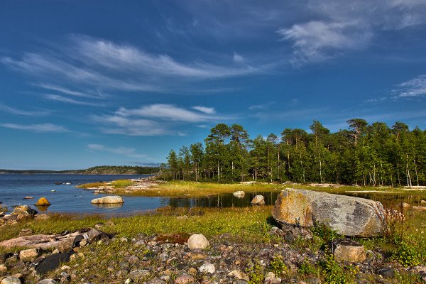 Шардонские острова Онежского озера