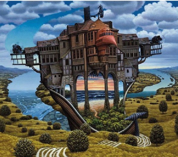 Джорж Грие, картины (George Grie), цифровой сюрреализм