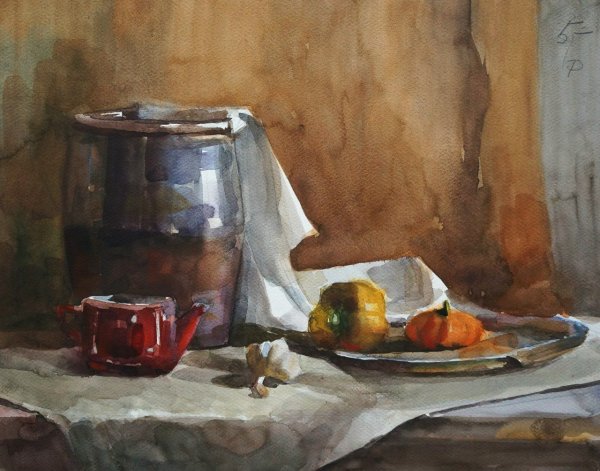 Академическая живопись натюрморт Репинка