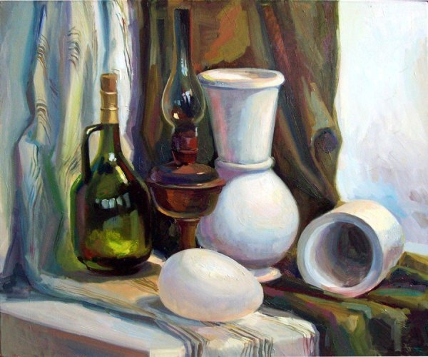 Академический натюрморт контражур