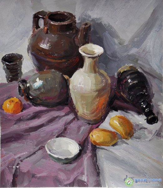 Иогансона лицей натюрморт акварелью