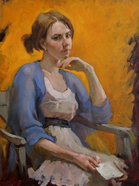 Полуфигура Академическая живопись