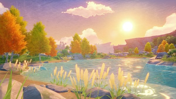 Мондштат Геншин пейзажи