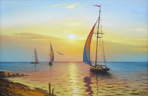 Сергей Стоев морской пейзаж