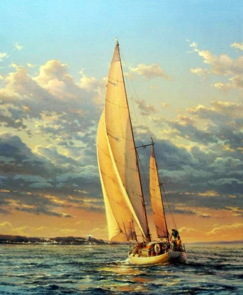 Художник-пейзажист Алексей Адамов.