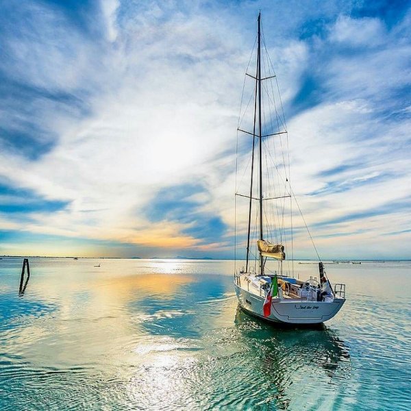 Красивые пейзажи с яхтами