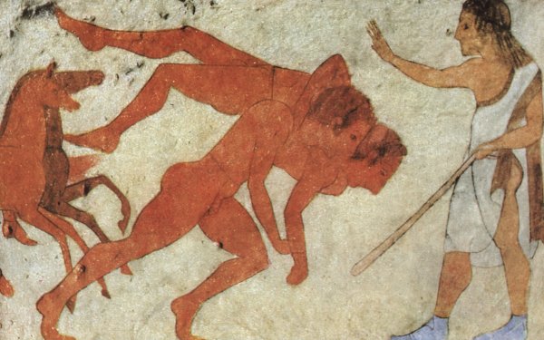 Вазопись древней Греции женщины