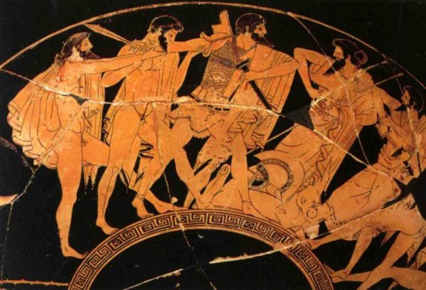 Древнегреческий Давид фрески