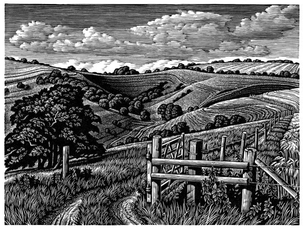 Офорт гравюра