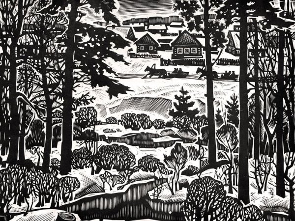 Стилизованный пейзаж