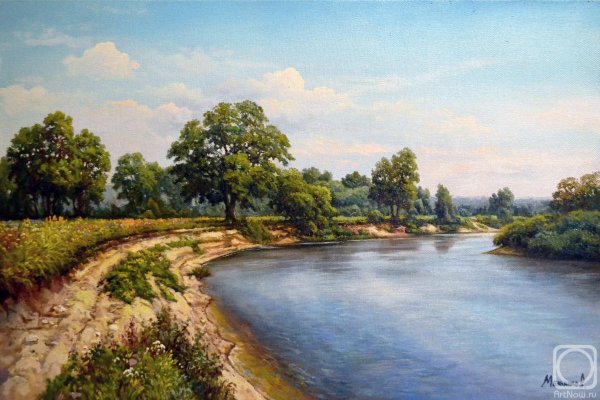 Горы маслом