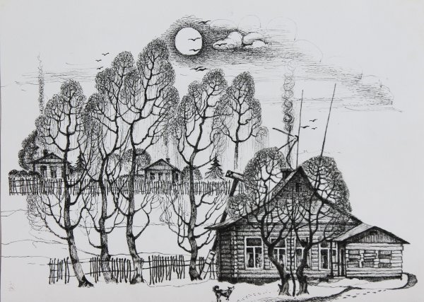 Графика тушью