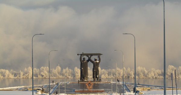 Проспект Металлургов осень Магнитогорск