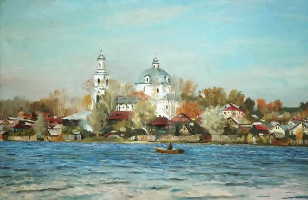 Выкса в картинах Павла Еськова