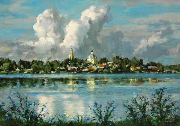 Выкса в картинах Павла Еськова