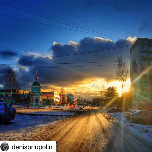 Выкса город зима