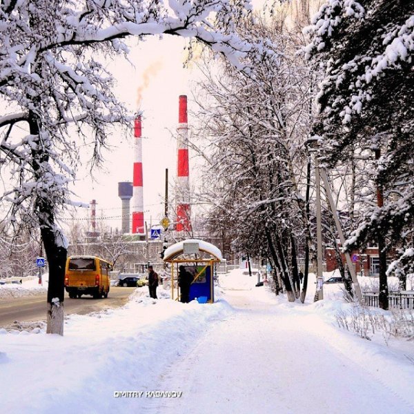 Выкса зимние пейзажи