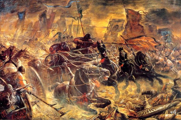 Империя хунну, Батальная битва