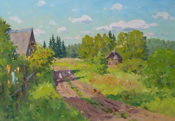 Андрей Токарев деревня живопись