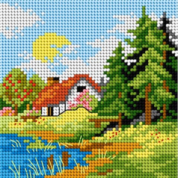 Пейзаж в клетку