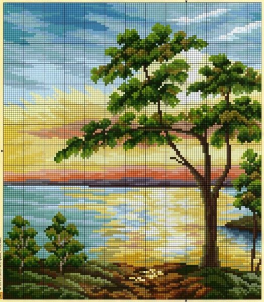 Матренин Посад вышивка море