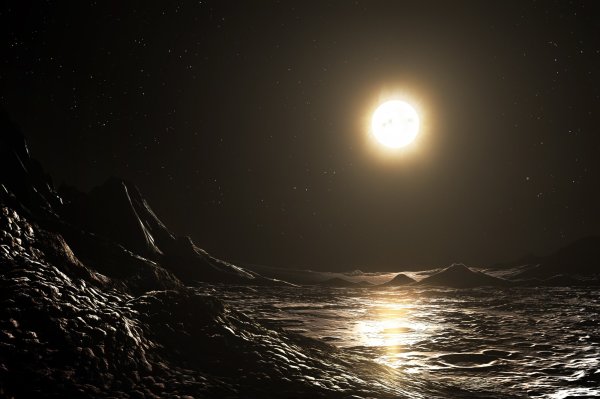 Закат на Меркурии