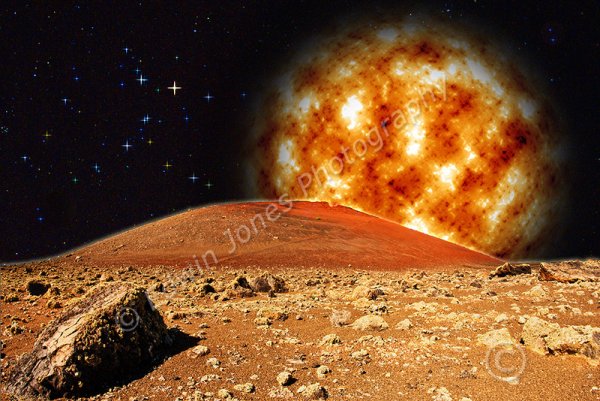 Пейзаж планеты Венера