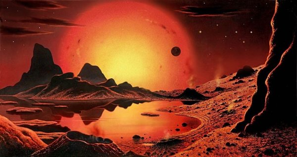 Вулкан Олимп на Марсе