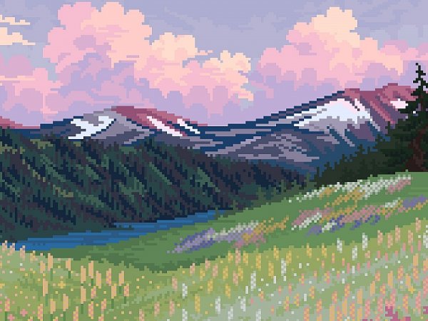 Вышивка крестом схемы природа