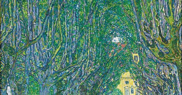 Густав климт аллея