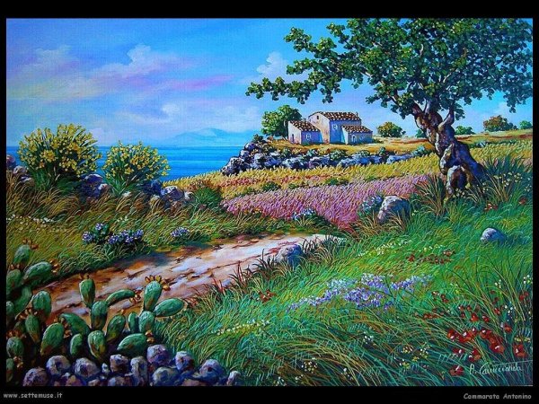 Roberto Scalvini paesaggio картина