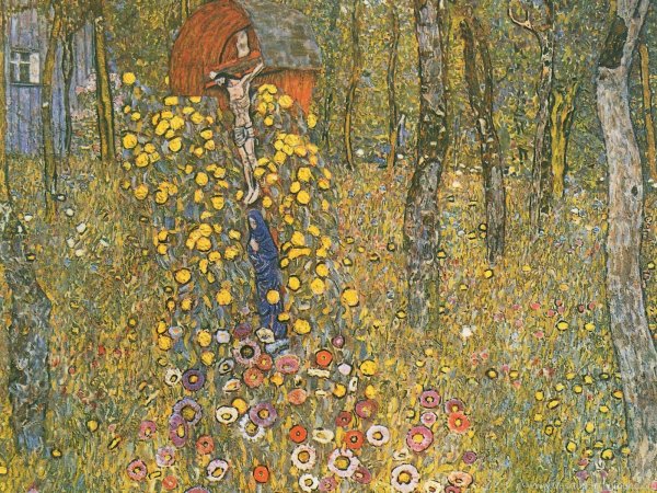 Густав климт Маковое поле