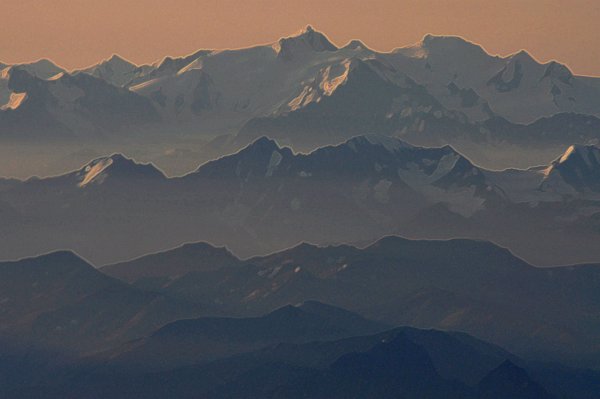 Рассвет в горах Эстетика