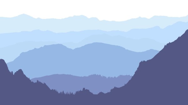 Восход в горах