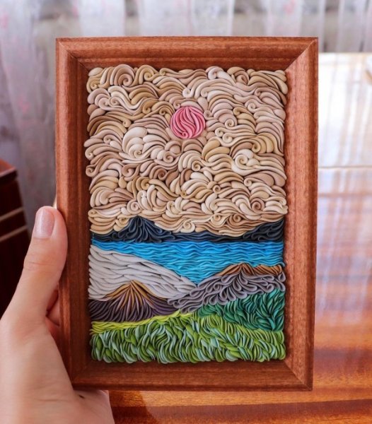 Полимерная глина картины