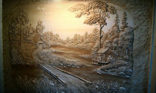 Студия Андрея Гусева - рельефное панно