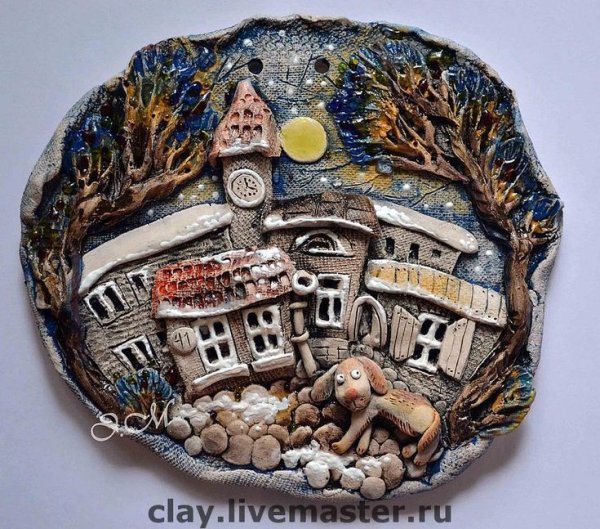 Глиняное панно