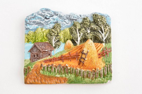 Панно из магнитов на холодильник