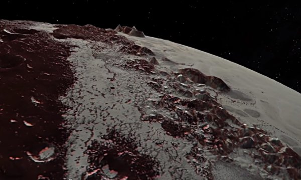 Фотография Плутона New Horizons атмосфера