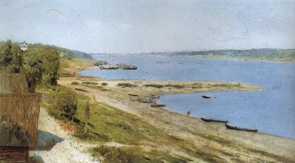 Исаак Ильич Левитан на Волге
