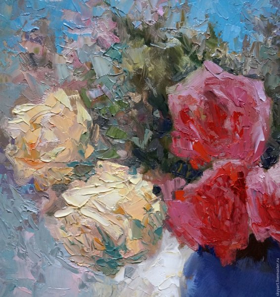 Перотти + цветы + мастихин