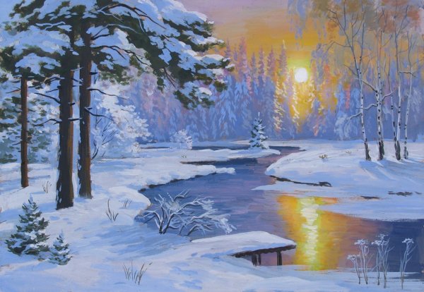 Зимняя природа