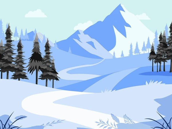 Январский пейзаж