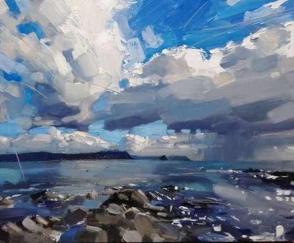 Живопись Татьяны Зубовой пейзаж мастихин