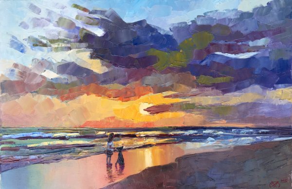 Леонид Афремов техника