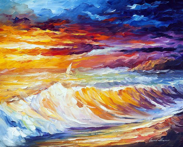 Пейзаж Импасто