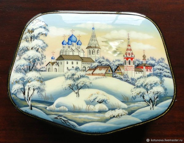 Федоскино лаковая миниатюра