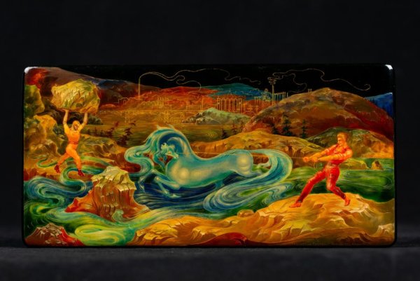 Сергей Князев. Федоскинская лаковая миниатюрная живопись.