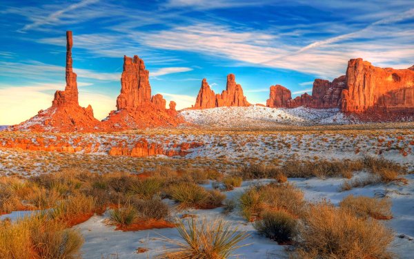 Долина монументов пустыня Юта