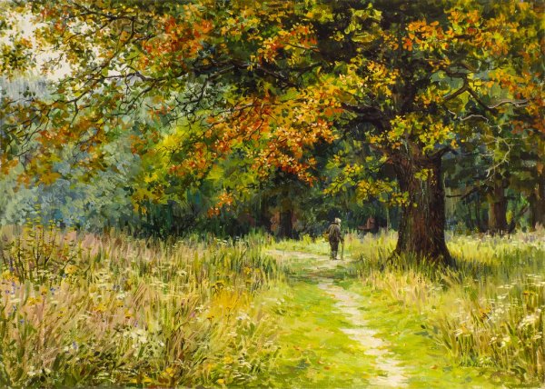 Мария Вишняк художник картины осень